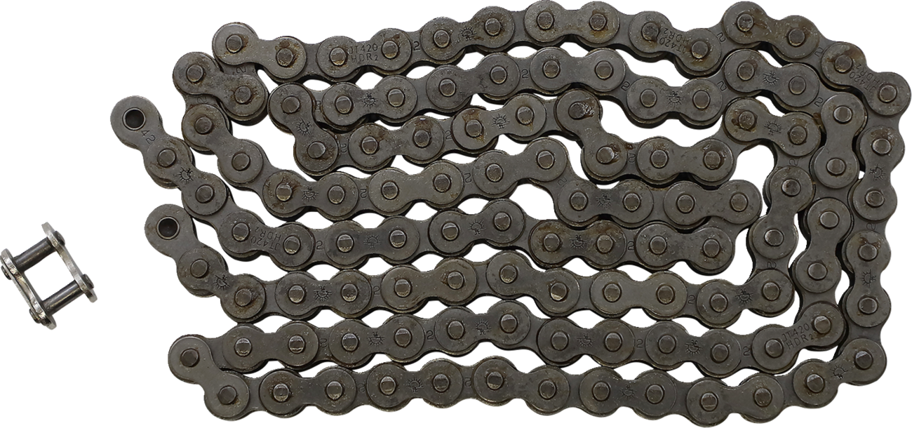 JT CHAINS 420 HDR - Heavy Duty Drive Chain - Steel - 112 Links