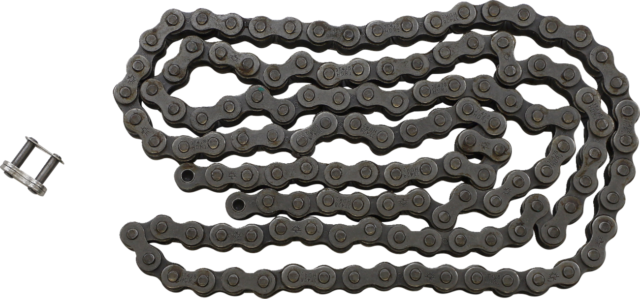 JT CHAINS 428 HDR - Heavy Duty Drive Chain - Steel - 134 Links