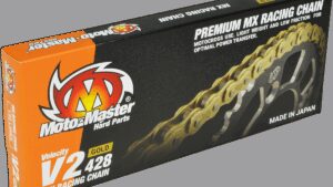 MOTO-MASTER V2 428 - Drive Chain - 130 Links - Gold