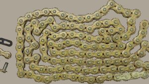 ThreeD 520 MXR - 3D Drive Chain - Gold - 120 Links