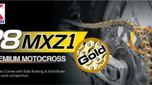 RK 428 MXZ1 - Drive Chain - 130 Links - Gold