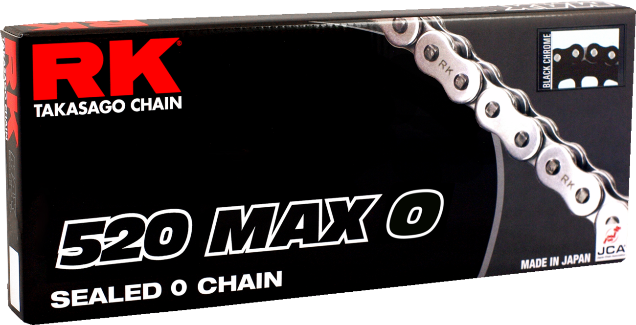 RK CHAIN 520MAX-O X 120 BLACK/CHROME