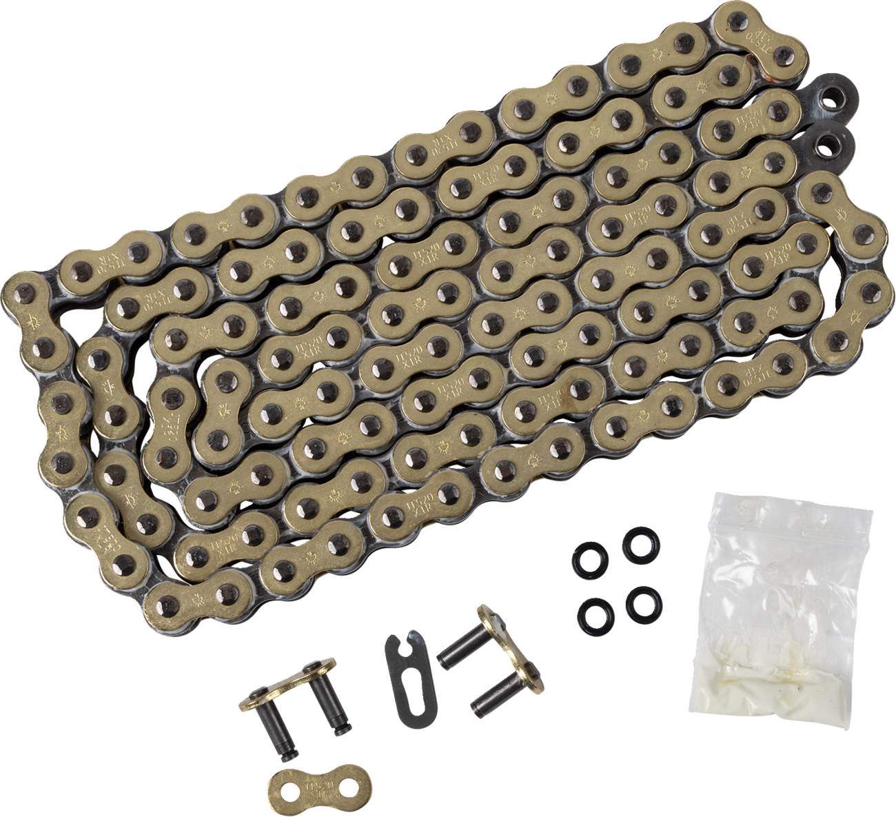 JT CHAINS 520 X1R - Heavy Duty Drive Chain - 114 Links - Gold