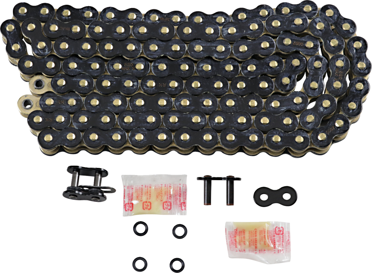 RK 520 - Max X Chain - 120 Links - Black & Gold