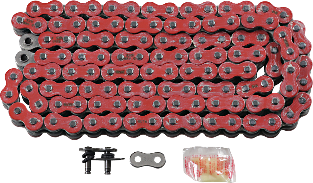 RK 520 - Max X Chain - 120 Links - Red