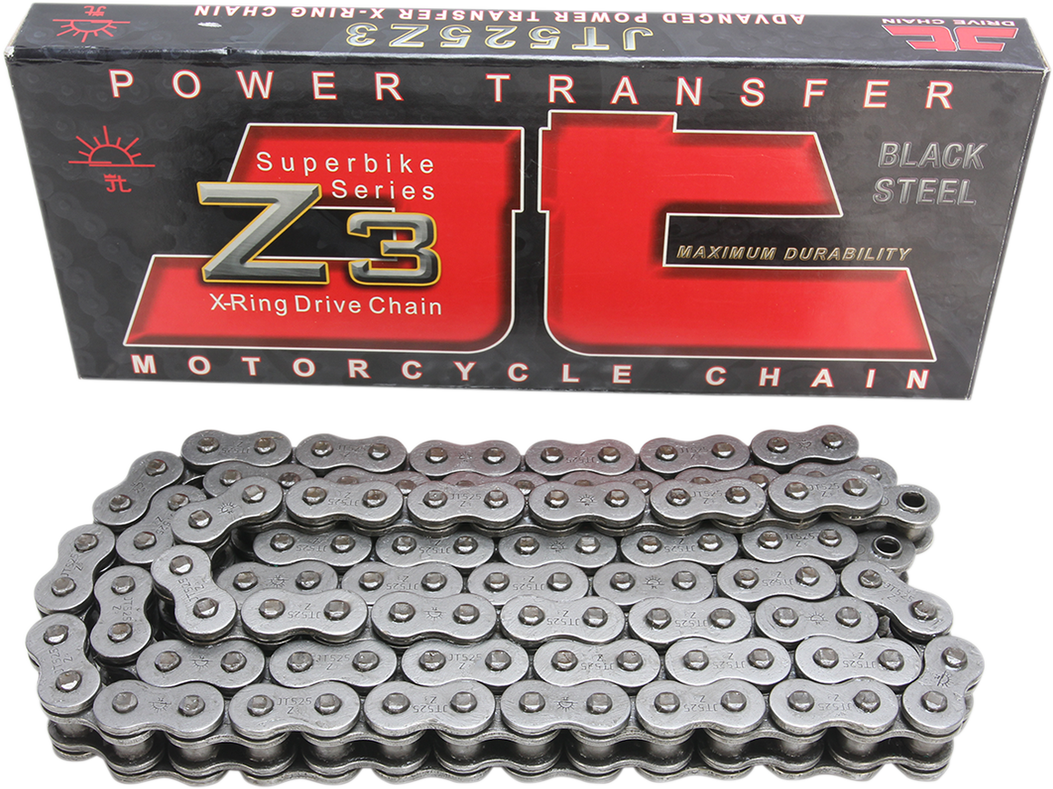 JT CHAINS 525 Z3 - Heavy Duty Drive Chain - 118 Links