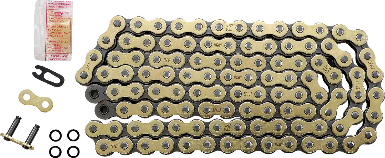 DID 520 VX3 - Chain - Gold - 110 Links