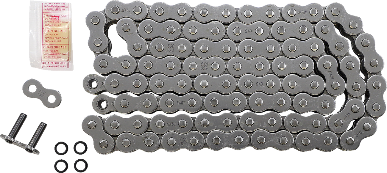 DID 530 VX3 - Drive Chain - 100 Links - Natural