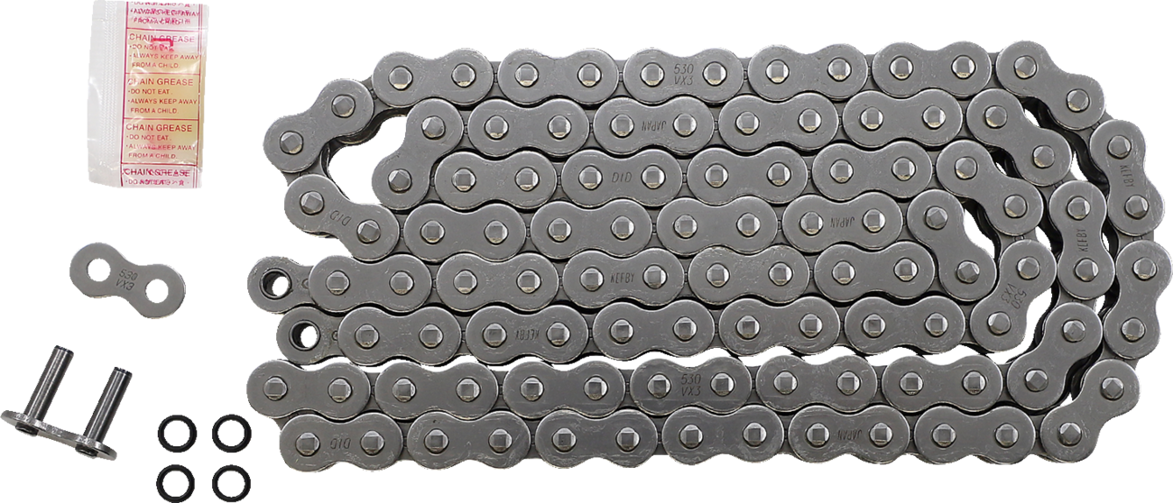 DID 530 VX3 - Drive Chain - 106 Links - Natural