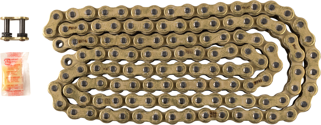 RK 525 XRE - Drive Chain - 122 Links - Gold