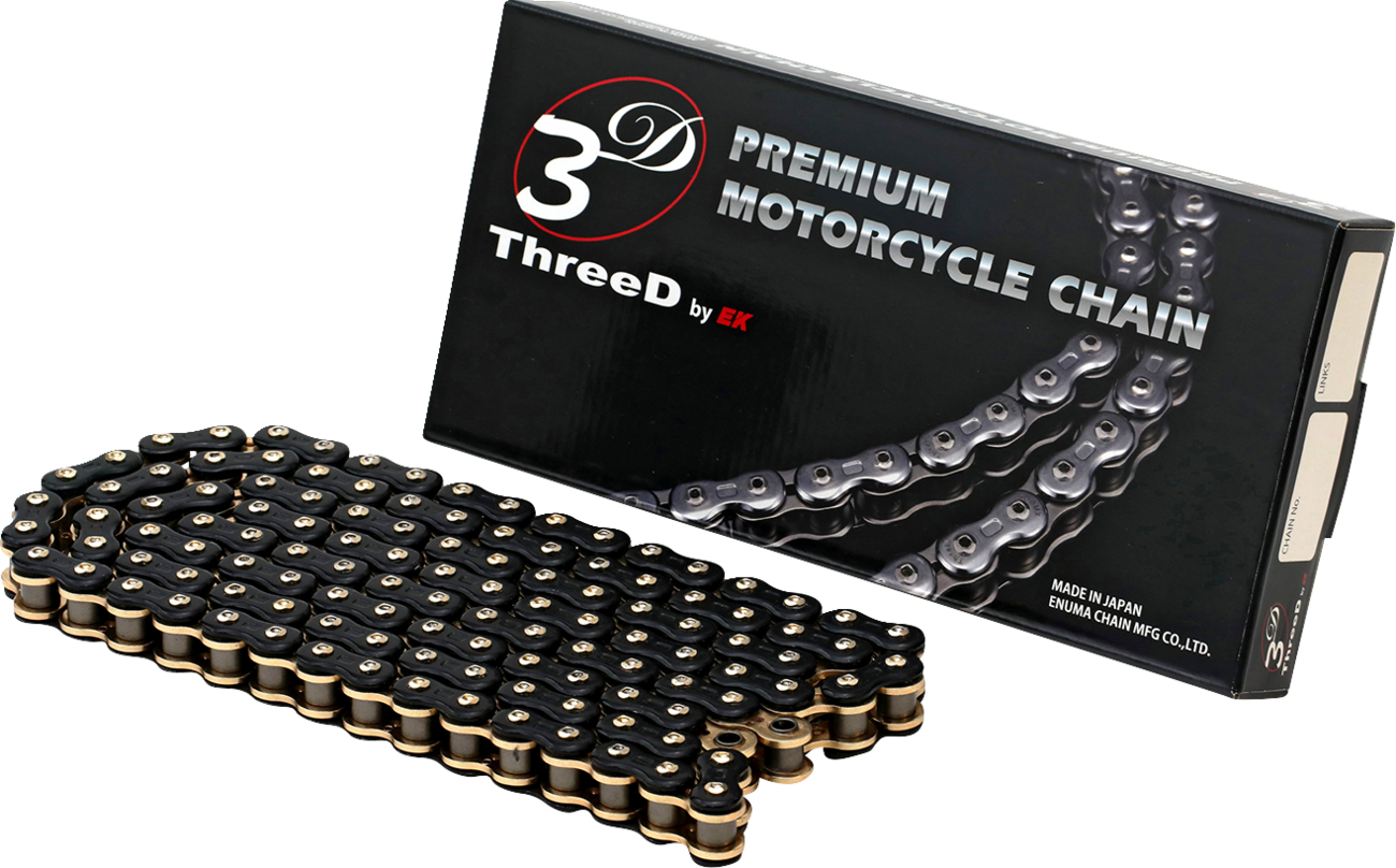 EK 525 L3D - Drive Chain - 120 Links - Black/Gold