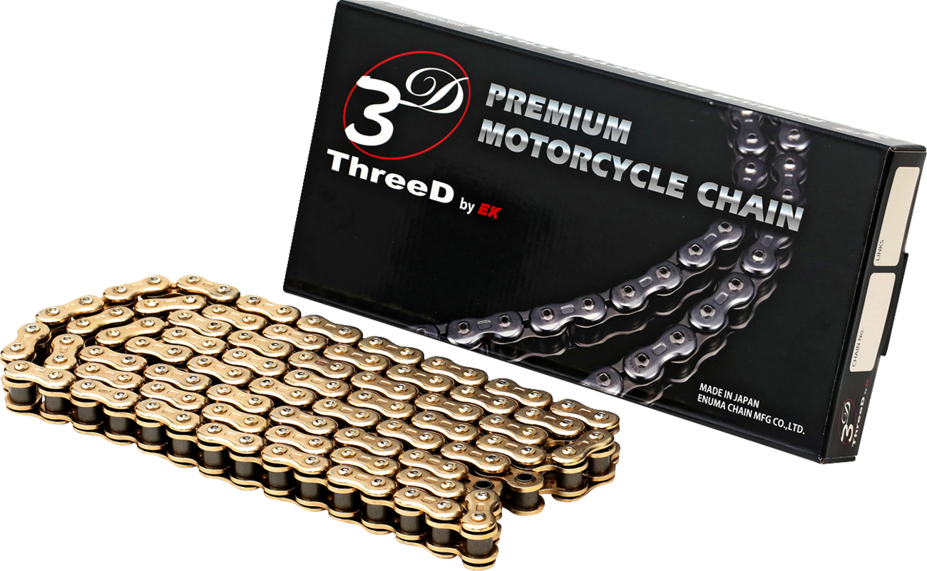 JT CHAINS 520 X1R3 Chain - Nickel - 124 Link - Image 2