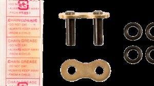 DID 520 VX3 - Professional O-Ring Connecting Link - Gold - Rivet