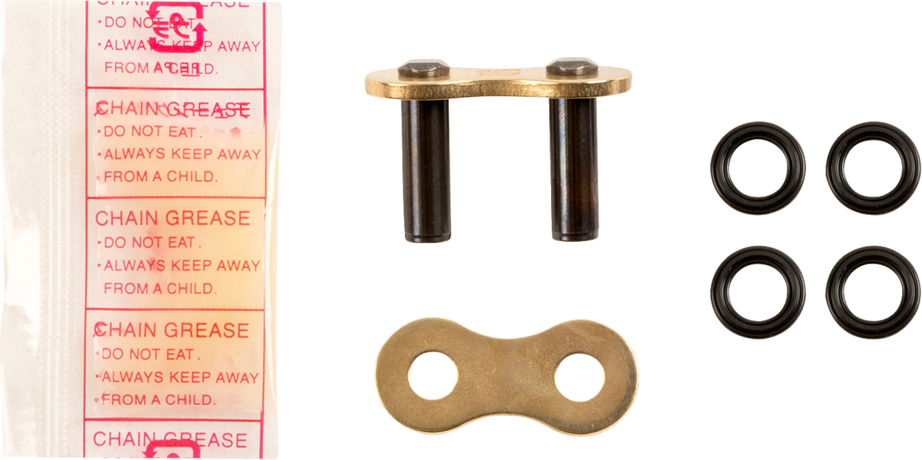 DID 520 VX3 - Professional O-Ring Connecting Link - Gold - Rivet