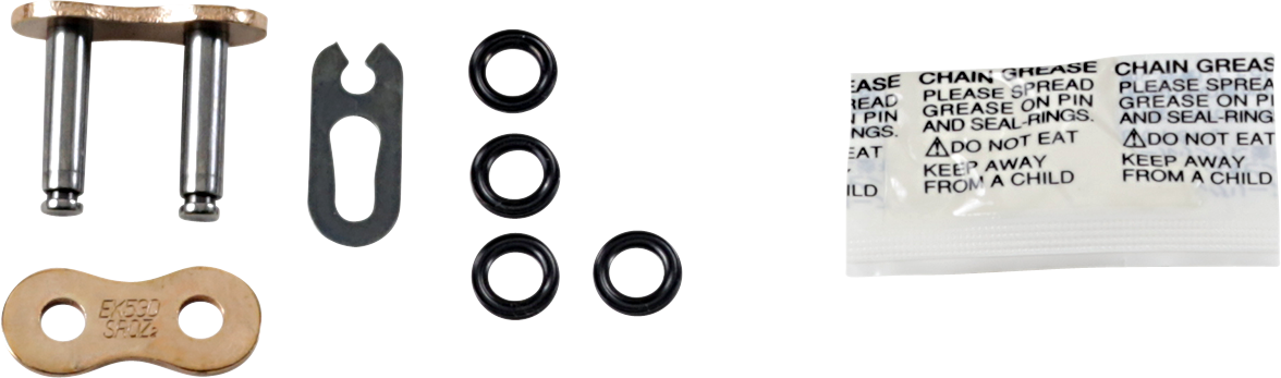 EK 530 SROZ - Clip Connecting Link - Gold