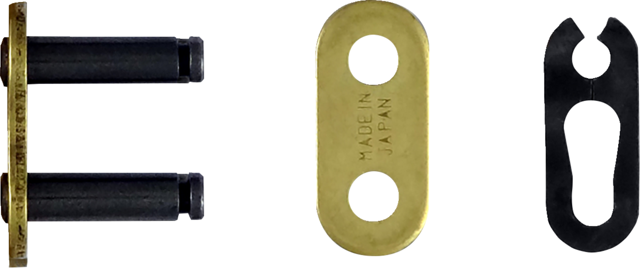 DID 428 VX - Connecting Link - Clip - Gold and Black - Image 2