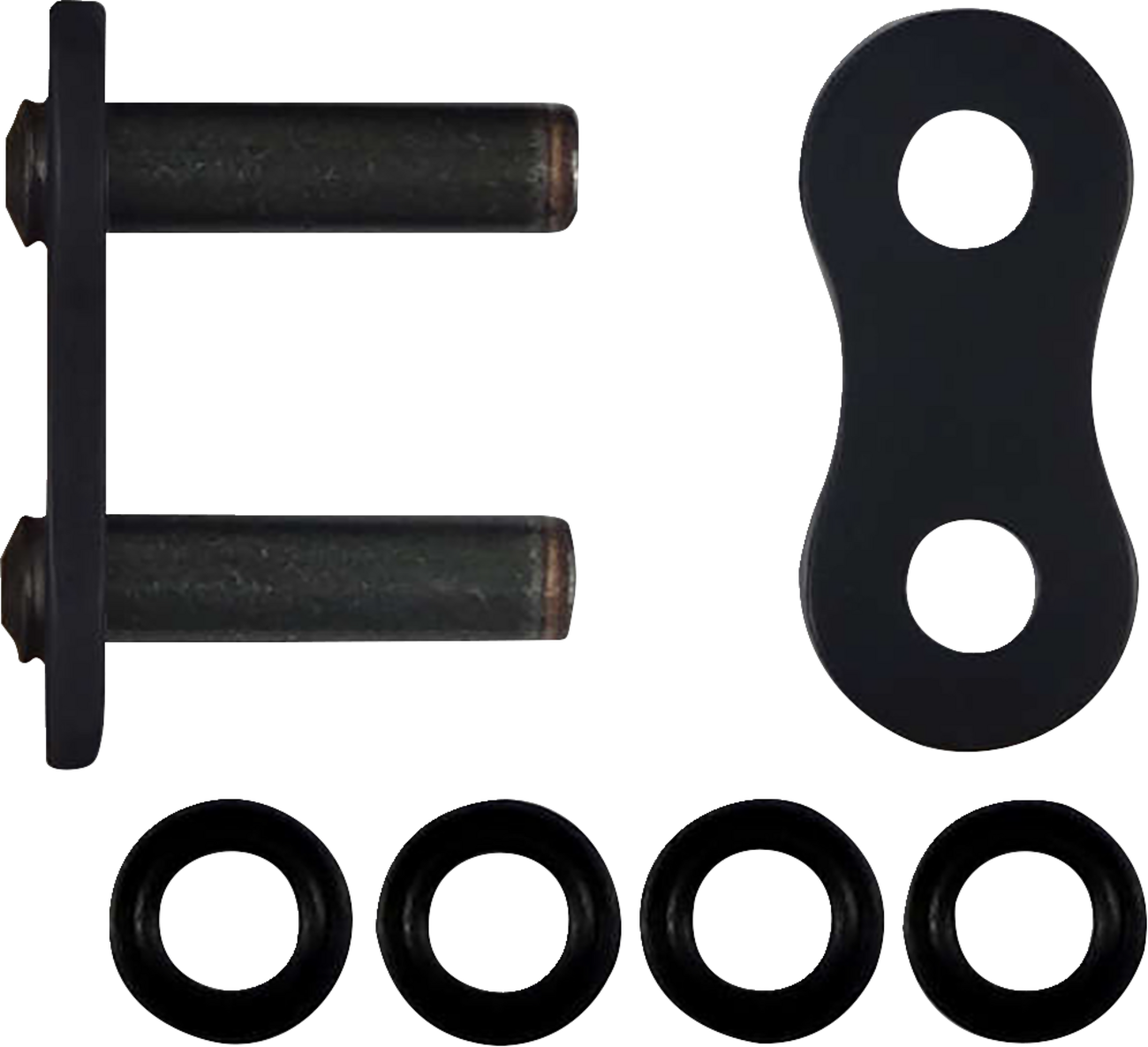 RK 530 Max O - Connecting Link - Rivet - Black