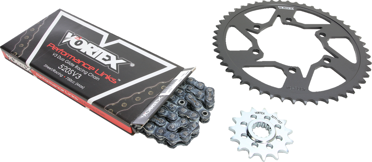 RK Chain and Sprocket Kit - Quick Acceleration - Gold - Honda CBR 1000 RR - Image 2