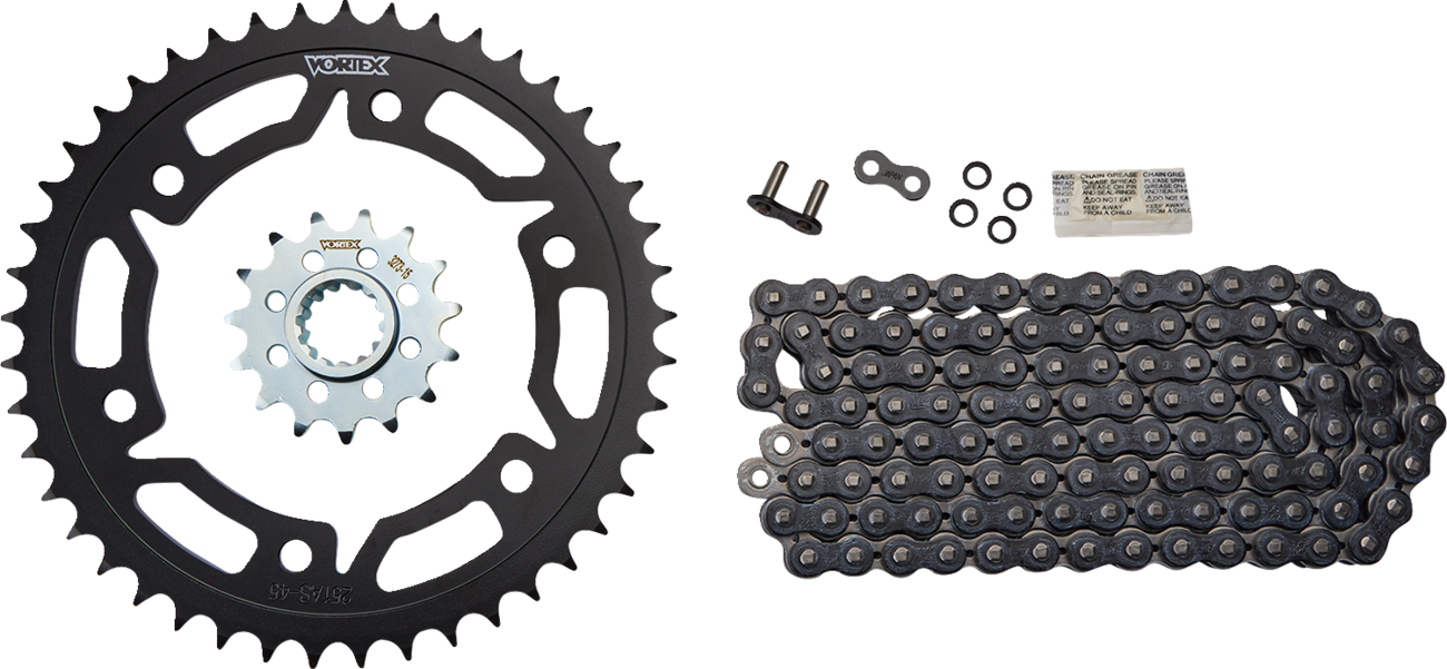 VORTEX Steel Chain Kit - Black