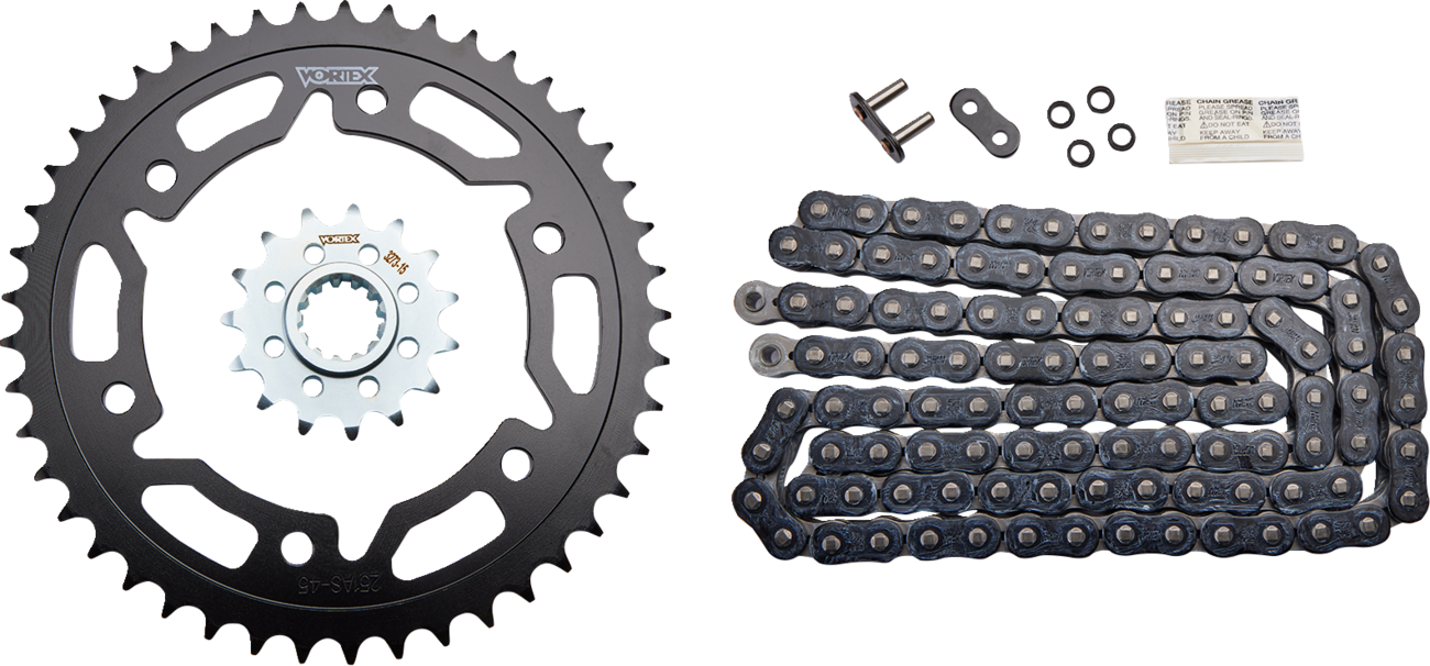 VORTEX Steel Chain Kit - Black
