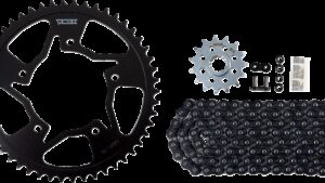 VORTEX Steel Chain Kit - Black - Yamaha - YZF-R6 - '99-'02