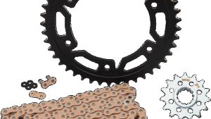 VORTEX Steel Chain Kit - Gold - Honda - CBR 600RR - '03-'06