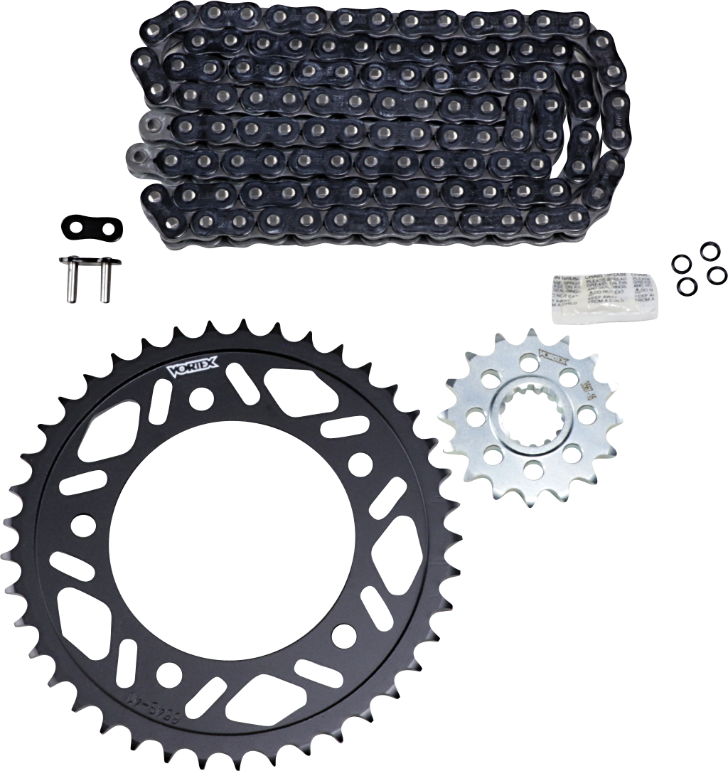 VORTEX Chain Kit - Black - Yamaha - YZF-R1