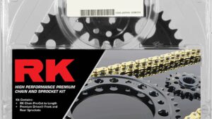 RK Chain and Sprocket Kit - OEM Replacement - Natural - Kawasaki EX 500 '87-'09