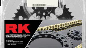 RK Chain and Sprocket Kit - Quick Acceleration - Gold - Suzuki - SV 650 '99-'13