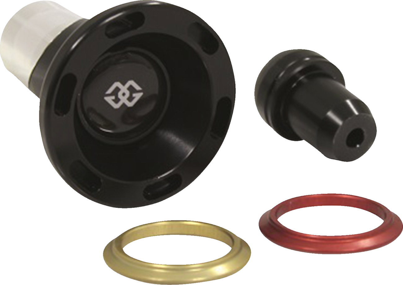 GILLES TOOLING Front Axle Protector - Black - Yamaha