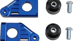 DRIVEN RACING Axle Block Sliders - Suzuki - Blue