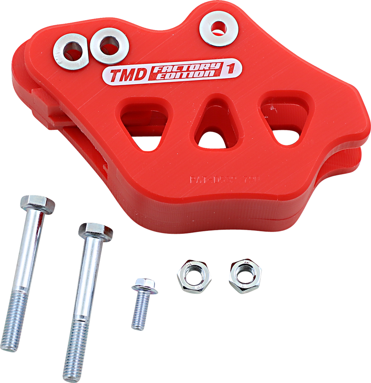 T.M. DESIGNWORKS Chain Guide - Red - Husqvarna/SWM