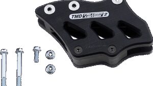 T.M. DESIGNWORKS Chain Guide - Black - Suzuki/Kawasaki