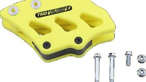 T.M. DESIGNWORKS Chain Guide - Yellow - Suzuki/Yamaha
