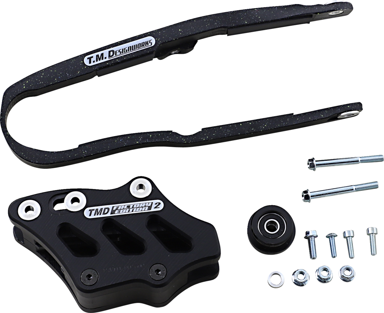 T.M. DESIGNWORKS Chain Guide - Black - Husqvarna/SWM - Image 2