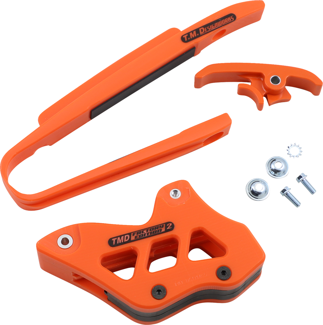 T.M. DESIGNWORKS Chain Guide - Kawasaki - Green - Image 2