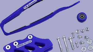 T.M. DESIGNWORKS Chain Guide/Slider - Blue - Yamaha