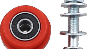 T.M. DESIGNWORKS Chain Roller - Red - Honda/Suzuki/TM/Yamaha