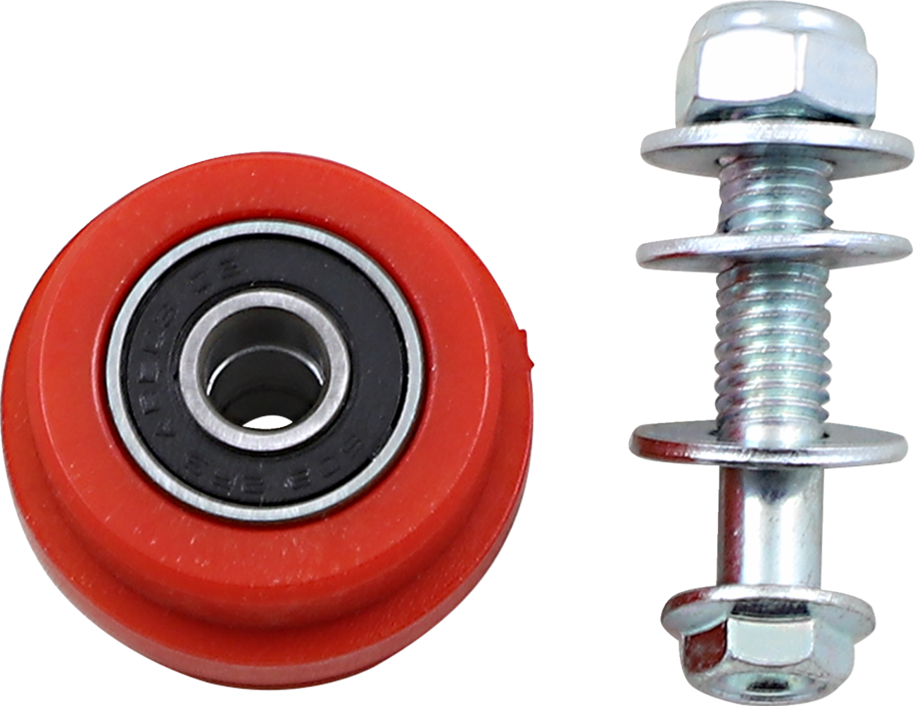 T.M. DESIGNWORKS Chain Roller - Red - Honda/Suzuki/TM/Yamaha