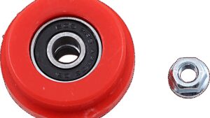 T.M. DESIGNWORKS Chain Roller - Honda - Red