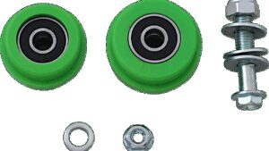T.M. DESIGNWORKS Chain Roller - Green - Kawasaki