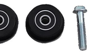 T.M. DESIGNWORKS Chain Roller - Black - Suzuki