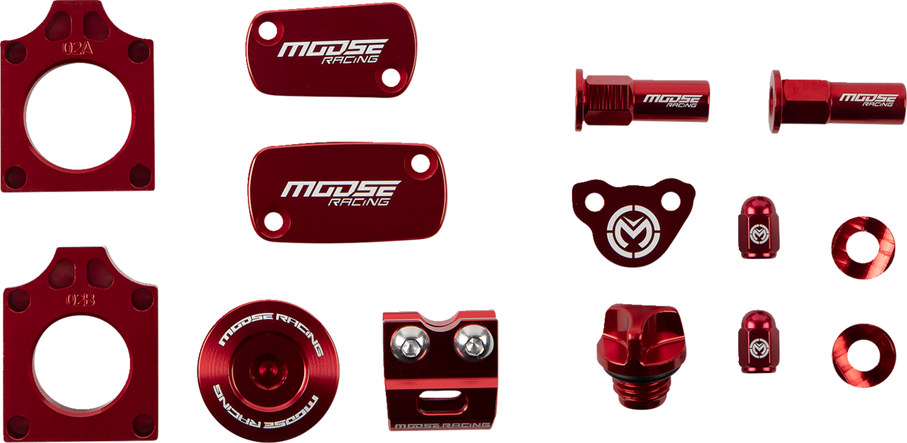 MOOSE OFFROAD Bling Kit - Red - CRF450R/RX