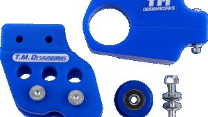 T.M. DESIGNWORKS Chain Guide/Slider - Banshee 350 - Blue