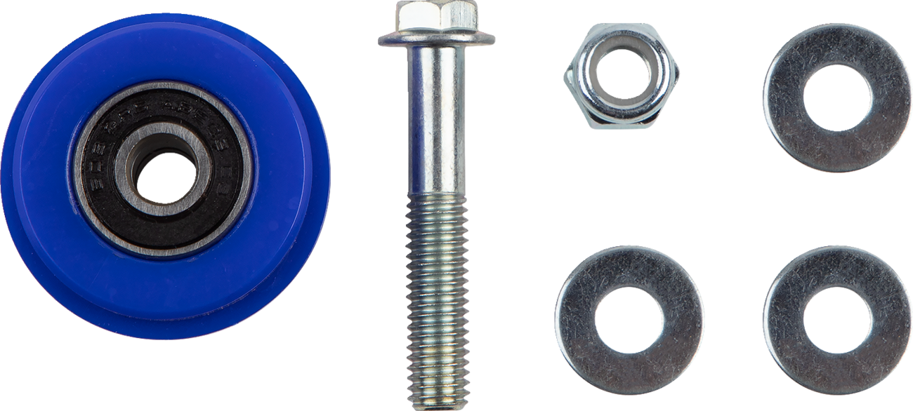 T.M. DESIGNWORKS Chain Roller - Kawasaki/Suzuki/Yamaha - Blue