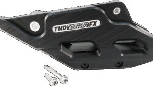 T.M. DESIGNWORKS Factory Edition Chain Guide With Replacement Wear Pad - Black - Gas Gas/Husqvarna/KTM