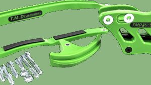 T.M. DESIGNWORKS Chain Guide/Slider - Green - KX 250/450