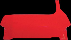 UFO FRT #PLATE CR'S 83-89 RED