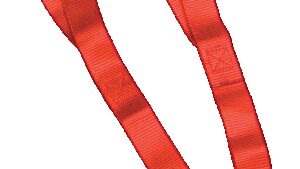 PARTS UNLIMITED Tie-Down Extensions - 1" x 1.5' - Red