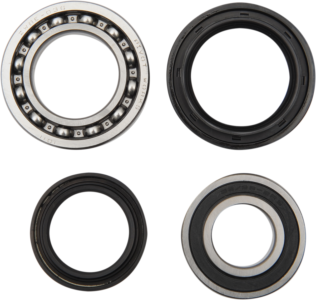 PIVOT WORKS Wheel Bearing Kit - Rear - '00-'05 Wolverine 350